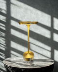 Aura Brushed Gold Cordless T-Bar Table Lamp | Luxury Minimalist Lighting