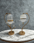 Bella Flora Crystal & Brass Accent Table Lamps (Single) | Luxury Ambient Lighting