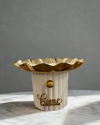Luxury Gold & Cream Decorative Cake Tray