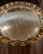 Luxury Gold & Cream Decorative Cake Tray