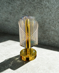 Gold & Acrylic Modern LED Desk Lamp