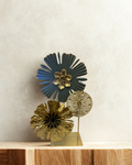 Premium Modern Metal Floral Sculpture – Luxury Artistic Tabletop Accent