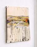 Golden Horizon Minimalist Abstract Framed Canvas Art | Neutral Modern Wall Decor
