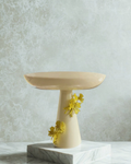 Premium Matte Black & Gold Pedestal Bowl – Luxury Home Centerpiece