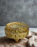 Luxury Gold Mirrored Cake Stand Set