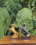 Mini Rearing Horse Sculpture