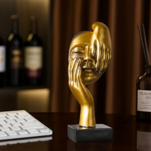 ✨ Golden Serenity Sculpture