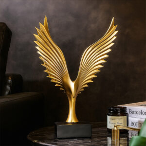 ✨ Golden Wings of Victory Sculpture ✨