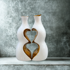 🫂 Heart's Embrace: Ceramic Unity Vases 🫂
