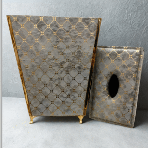 ⚜️ Regal Trellis Waste Bin & Tissue Box Set ⚜️