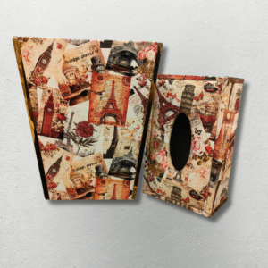 💌 Romantic Escapes Waste Bin & Tissue Box Set 💌